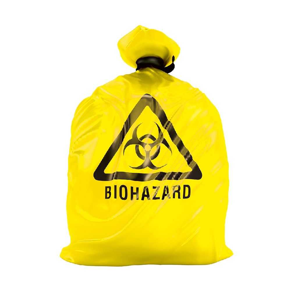 Biohazard Entsorgungsbeutel 70 Liter LDPE medizinischer Müllsack gelb mit Biohazard Symbol
alt="Biohazard Entsorgungsbeutel 70 Liter LDPE medizinischer Müllsack"