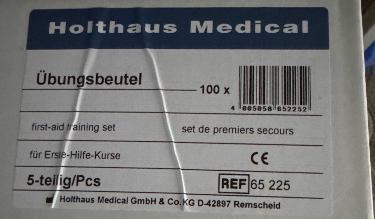 Erste Hilfe Übungsbeutel, 5-teilig, für Erste-Hilfe-Kurse, Medasi