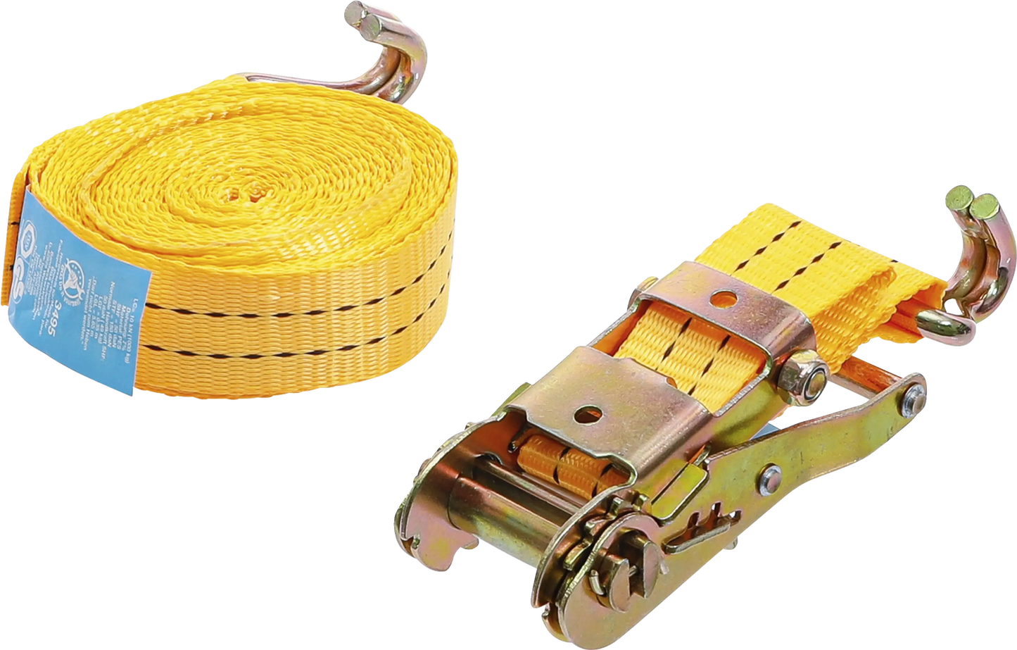 Knarren-Spannband / Zurrgurt 6 m x 38 mm