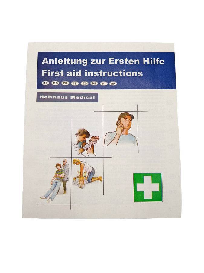 Anleitung Erste Hilfe, mehrsprachig - Medasi.shop - 50240 - Holt