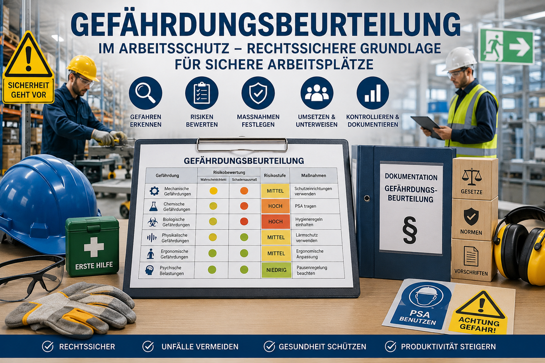 Gefährdungsbeurteilung im Arbeitsschutz – Rechtssichere Grundlage