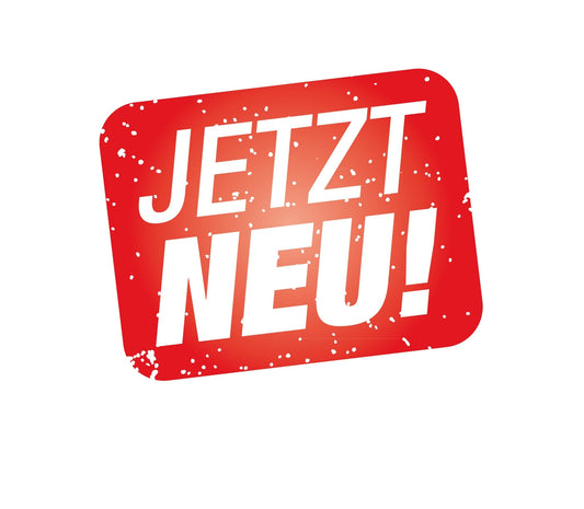 Alt-Text (Deutsch):  
Rotes Schild mit weißer Aufschrift „JETZT NEU!“ für Medasi Spar-Abo.
