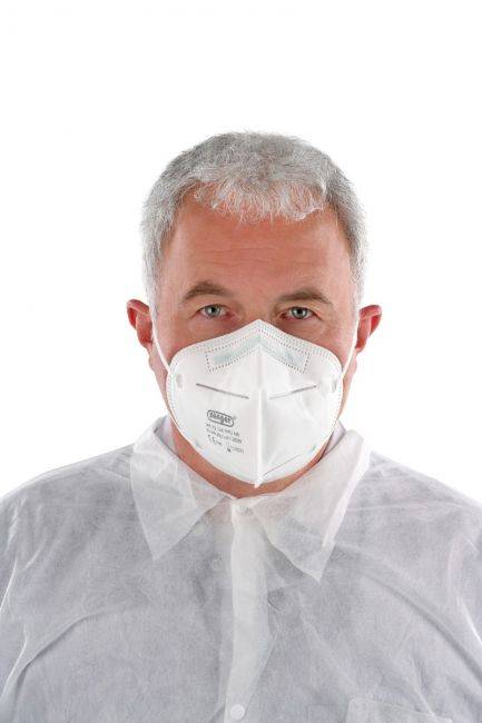 FFP2 Atemschutzmaske 5-lagig ohne Ventil, CE-zertifiziert – sicherer Schutz für den professionellen Einsatz in Medizin und Industrie.