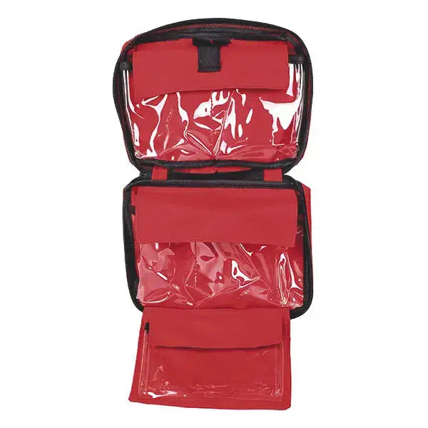Erste-Hilfe-Tasche leer für Urlaub und Sport. Wasserdichter YKK-Reißverschluss, Klarsicht- und Einschubtaschen. Praktisch für alle Ausflüge.