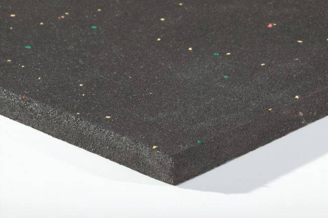 Gummiunterlagenmatte 60x60 cm, 15 mm stark, ideal zur Vibrationsdämpfung. Perfekt für Haushaltsgeräte, schützt Böden und reduziert Geräusche.