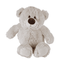 Beiger Plüschbär mit Kirschkernfüllung von medasi.shop – flauschiges Wärmekissen für Kinder und Erwachsene.