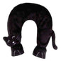 Nackenwärmflasche mit Strickbezug in Katzenform, schwarz, ideal für Wärmebehandlung von Nacken und Schultern. Jetzt günstig kaufen.