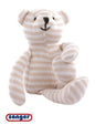 Beigefarbener Plüschbär mit Kirschkernfüllung von medasi.shop – flauschiges Wärmekissen für entspannende Momente.