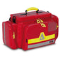 Einsatzleitertasche PAX in leuchtendem Rot mit reflektierenden Streifen für schnelle Erkennbarkeit im Einsatz, ideal für Notfallorganisation.