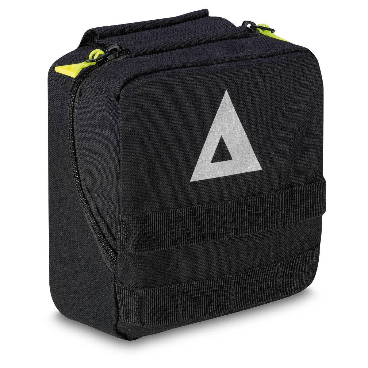 Geschlossenes Atemschutzholster Waldbrand PAX Default Title 272880103 mit reflektierendem Dreieck und MOLLE-System zur Befestigung.