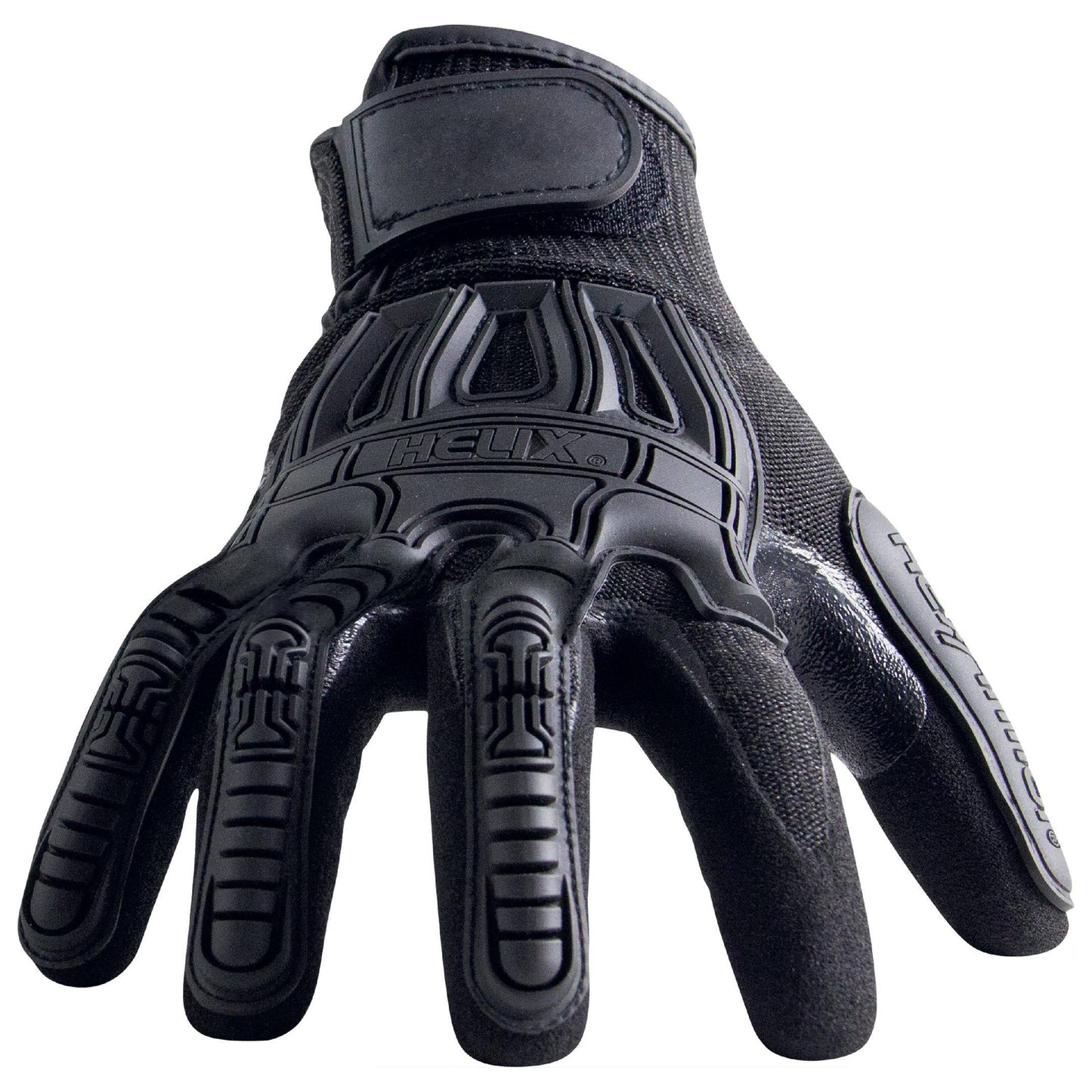 HexArmor® Helix® Serie 3003 Impact-/Schnittschutzhandschuh mit robustem Design, verstärktem Schutz und verstellbarem Klettverschluss für sicheren Halt.