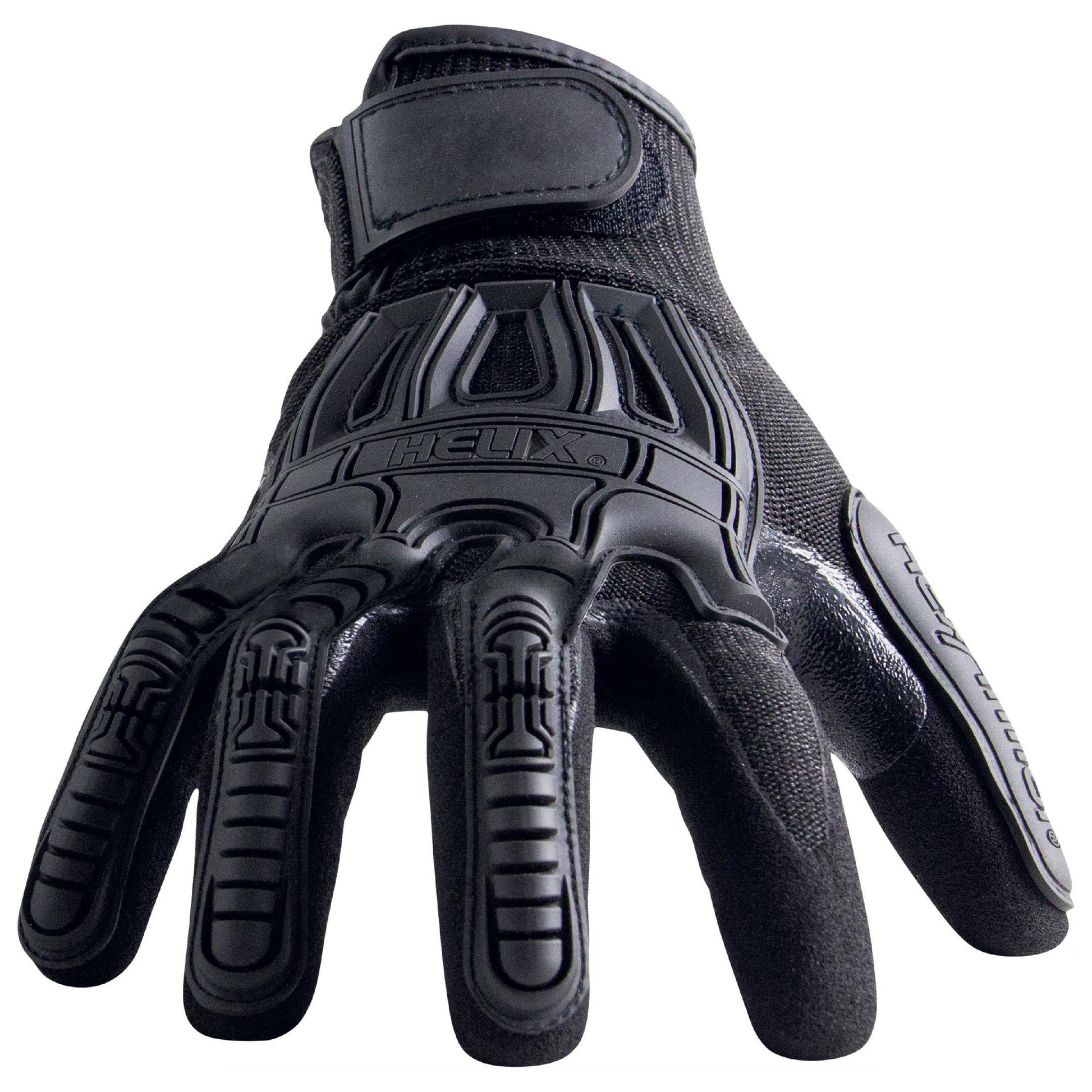 HexArmor® Helix® Serie 3003 Impact-/Schnittschutzhandschuh mit robustem Design, verstärktem Schutz und verstellbarem Klettverschluss für sicheren Halt.