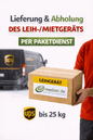 STK Defibtech - Versand von Leih- oder Mietgeräten für Defibrillatoren per UPS mit Paket bis 25 kg für medizinische Sicherheit.
