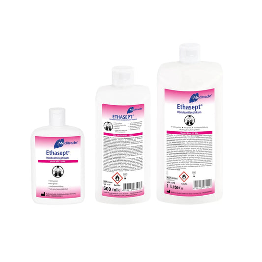 Ethasept Händedesinfektionsmittel 500ml Flasche, VAH-gelistet, parfümfrei