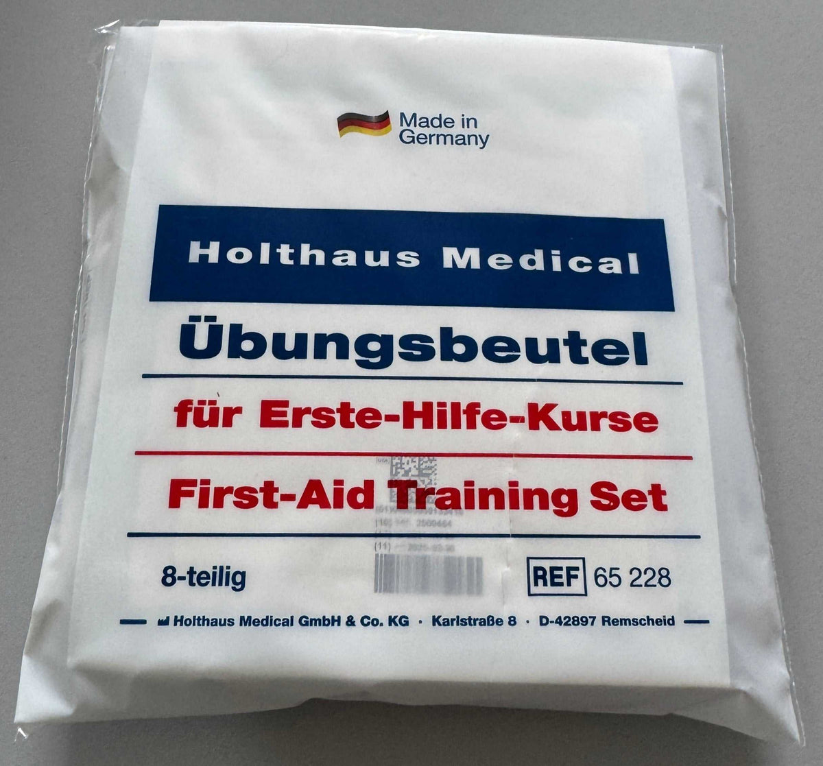 Erste Hilfe Übungsbeutel, 50 Stück, für Erste-Hilfe-Kurse, Medasi