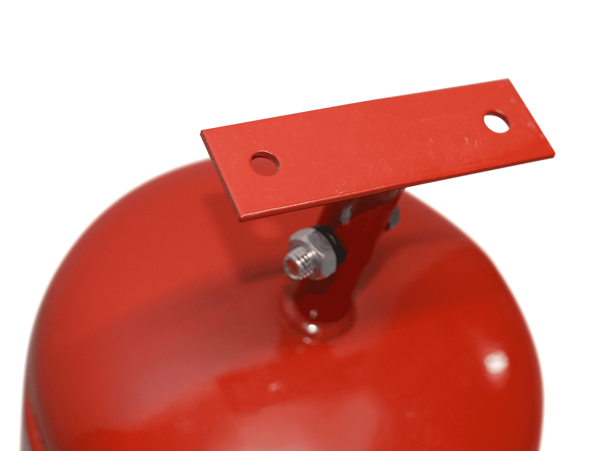 Montagehalterung des Automatik Pulver Feuerlöschers 68°C zur sicheren Deckenbefestigung in Wohn- und Gewerberäumen.