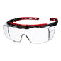 Überbrille Extra OTG Safety PR03 Portwest Schutzbrille mit klaren Gläsern, UV-Schutz und Seitenschutz für Brillenträger im Arbeitsschutz.