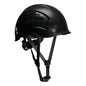 Endurance belüfteter Helm Portwest PS63 in schwarz für Höhenarbeiten