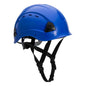 Endurance Kletterhelm PS53 in Blau für Bergsteiger Sicherheit, idealer Industrieschutzhelm für sicheres Arbeiten in der Höhe mit optimalem Komfort.