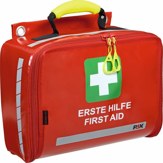 PARAMEDIC Wandtasche – robust & übersichtlich mit Tragegriff und Reißverschluss, ideal für Erste Hilfe nach DIN 13169 im Notfallbereich.