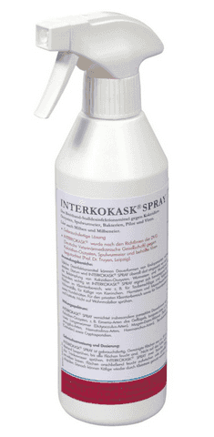 Desinfektionsmittel INTERKOKASK® Sprayflasche für Tierbedarf