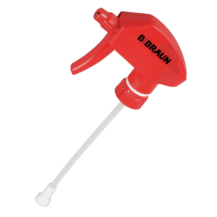 Roter Sprühkopf B.Braun für Meliseptol 1000ml