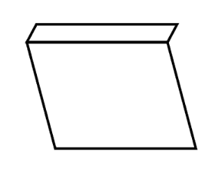 Fahnenschild neutral für Deckenmontage
