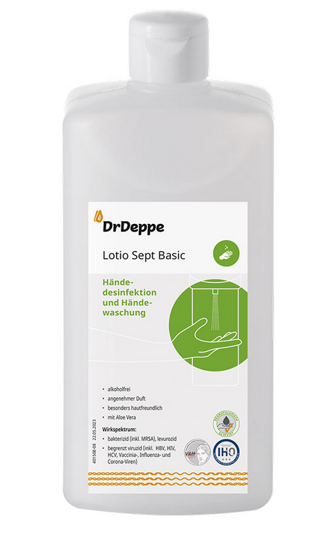 Händedesinfektion & hygienischen Händewaschung Lotio Sept Basic 500 ml