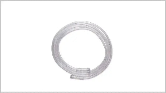 ASID BONZ Sicherheitsschlauch aus transparentem PVC, unsteril, für Sauerstoffversorgung. Kompatibel mit O₂-Masken, 5–10 l/min Flussrate.