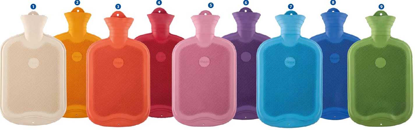 Wärmflasche Gummi 2,0L in Weiß, langlebig, sicher, für Wärme- und Kältetherapie
Wärmflasche 2 Liter Naturgummi medizinisch