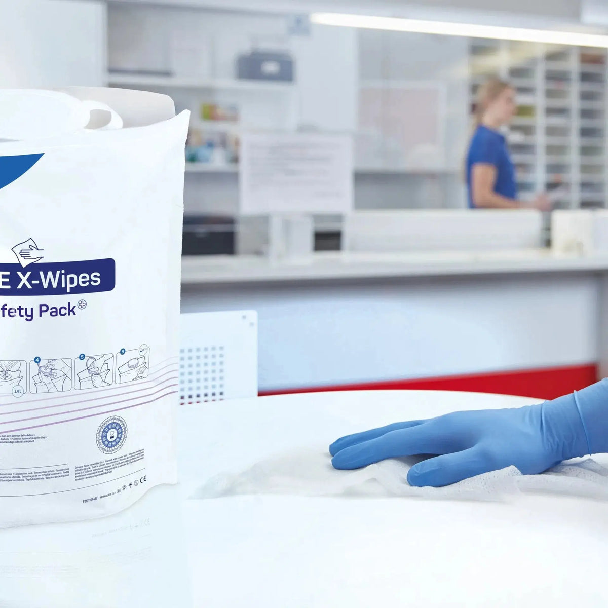 BODE X - Wipes Safety Pack Vliesrolle (90Tücher) Einweg - Medasi.shop - PZN - 13331922