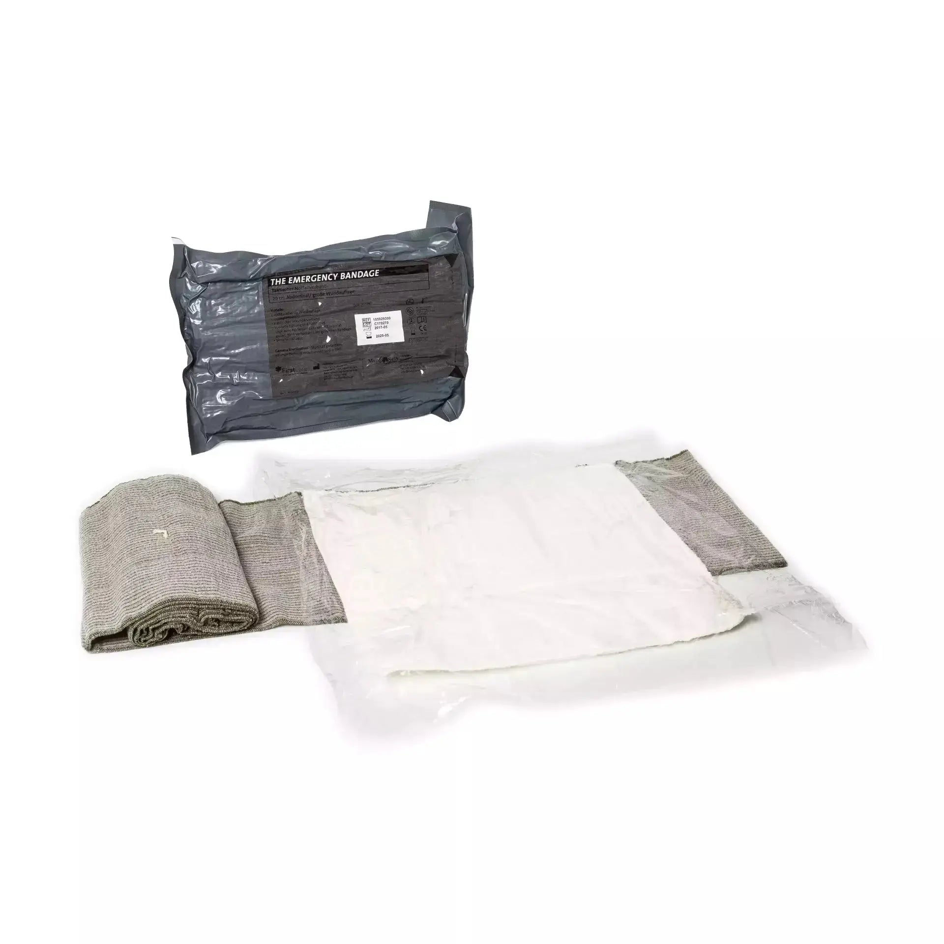 Der Notfalldruckverband Abdominal mit extra großer Wundauflage und 190 cm Länge. Elastisch und steril. Perfekt für den Notfalleinsatz. Jetzt entdecken!