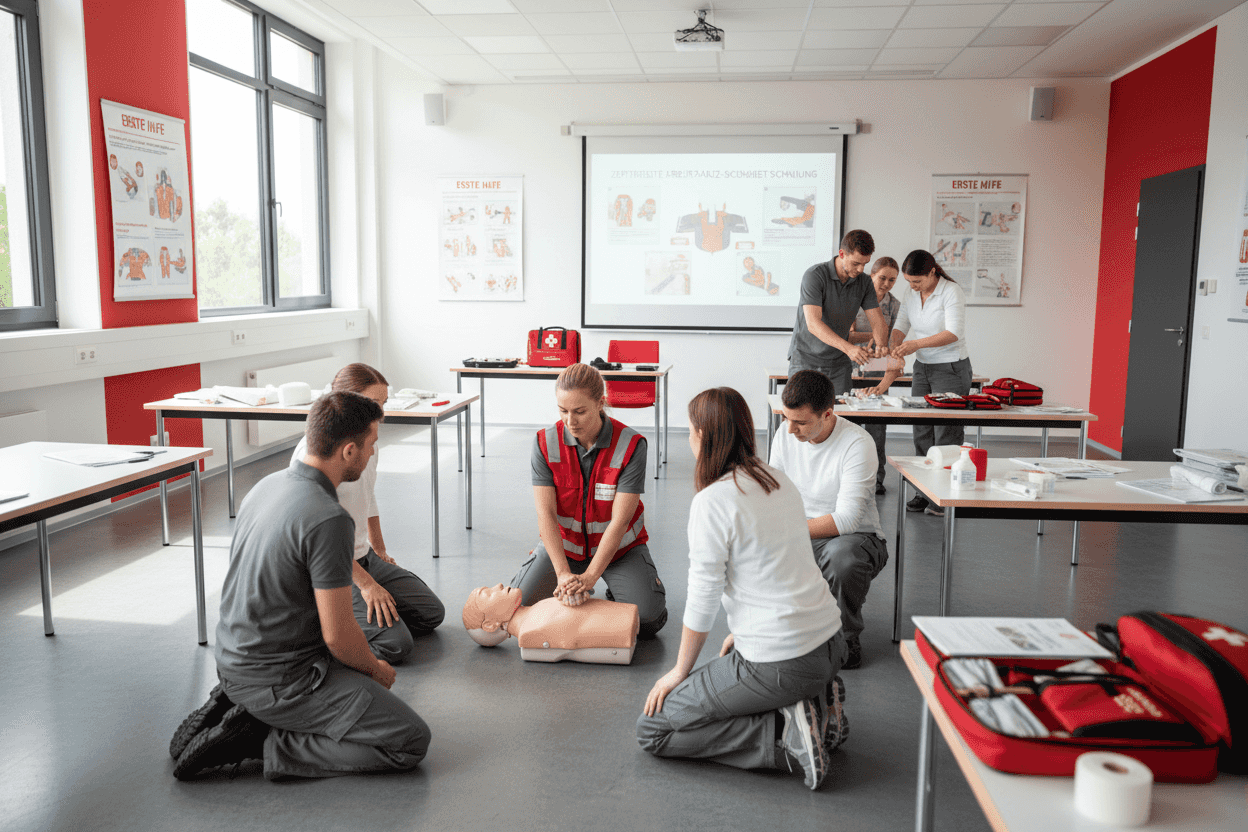 Erste-Hilfe-Trainingsmaterial – Reanimationspuppen, AED-Trainer & Übungsmaterial