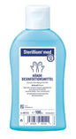 Sterillium med Händedesinfektion 100 ml Flasche, ethanolisch, viruzid und hautschonend, ideal für unterwegs und hygienische Anwendungen.