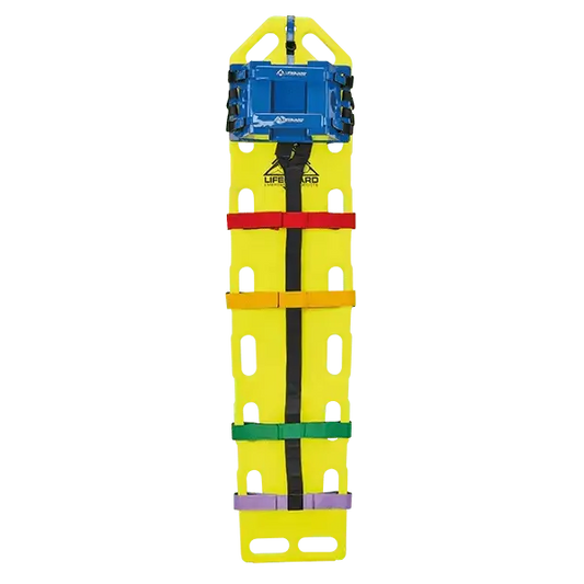 Lifeguard Spineboard mit 10 - Punkt Fixiersystem - Medasi.shop - N5 0100YECO