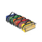 Modultaschen-Set für ratiomed Notfalltasche/-rucksack in fünf Farben mit Sichtfenster und Klettsystem zur flexiblen Organisation von Notfallmaterialien.