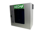 SmartCase AED Außenwandkasten Grau mit Ventilator