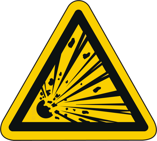 alt="Warnzeichen W002 explosionsgefährliche Stoffe ISO 7010 selbstklebend"
alt="Warnzeichen W002 explosionsgefährliche Stoffe ISO 7010 EX-Zone"