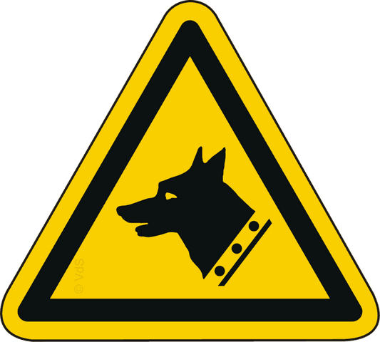 alt="Warnzeichen W013 Warnung vor Wachhunden Sicherheitszeichen"
alt="Sicherheitszeichen Wachhund Grundstück Warnschild Hund"