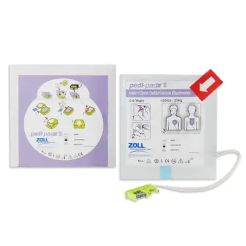 Zoll Pedi Padz - Elektrode Kinder für Zoll AED Plus und Pro, kindgerechte Defibrillationselektroden mit Anleitung für 0–8 Jahre.